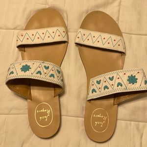Jack Rogers Navajo Slides - 10 - Good Condition